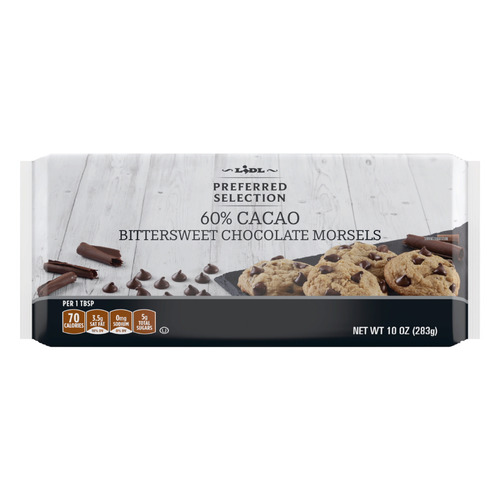 Lidl Preferred Selection 60% cacao bittersweet chocolate morsels