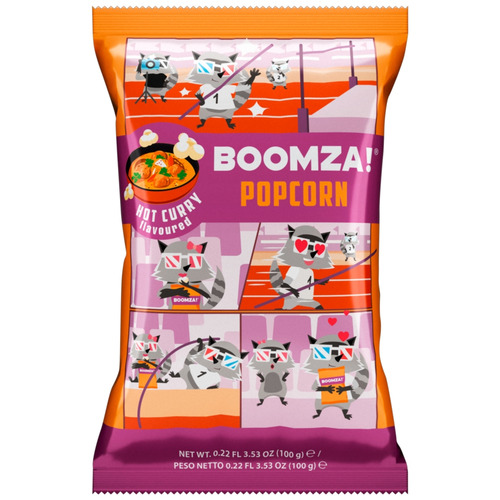 カムバックキャンペーン　パック Boomza!® flavored popcorn, hot curry | Lidl US