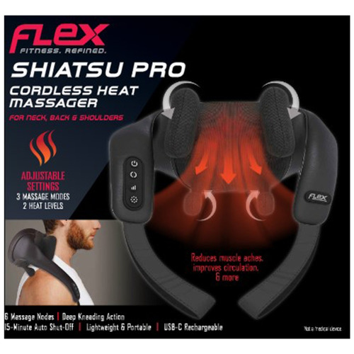 shiatsu pro cordless heat massager | Lidl US
