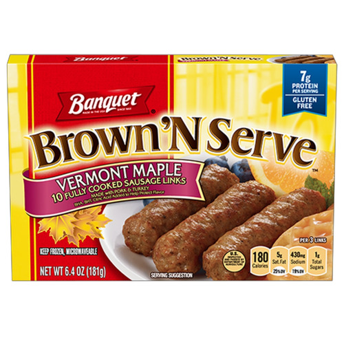 Breakfast カード付 サイン入 ニールマクディアミッド 限定750部 * Banquet® Brown 'N Serve™ frozen Vermont maple sausage links | Lidl US