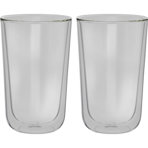 SILVERCREST double-walled thermal drinking glasses, cappuccino