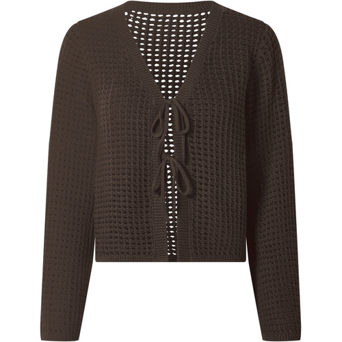 ESMARA ladies' ajour cardigan, brown | Lidl US