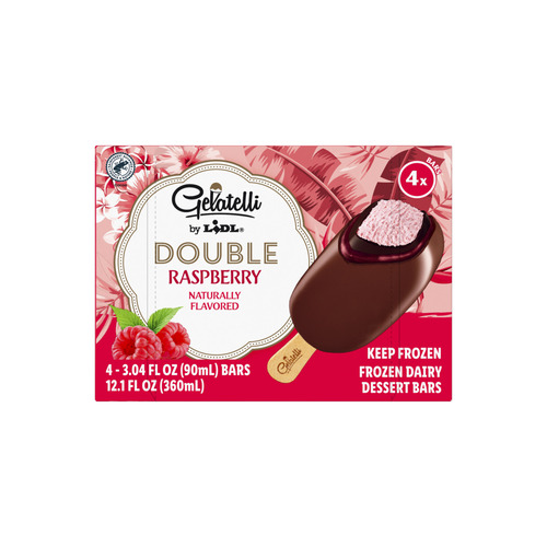 Gelatelli frozen dairy dessert bars, double raspberry | Lidl US Gelatelli frozen dairy dessert bars, double raspberry | Lidl US